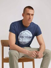 T-Shirt mit Print - Männer - light indigo blue T-Shirt mit Print - Männer - light indigo blue - 5 - TOM TAILOR