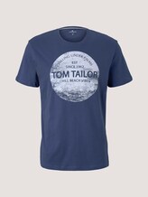 T-Shirt mit Print - Männer - light indigo blue T-Shirt mit Print - Männer - light indigo blue - 7 - TOM TAILOR