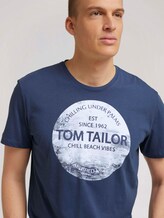 T-Shirt mit Print - Männer - light indigo blue T-Shirt mit Print - Männer - light indigo blue - 9 - TOM TAILOR