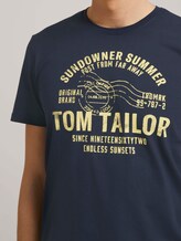 T-Shirt mit Print - Männer - Dark Blue T-Shirt mit Print - Männer - Dark Blue - 9 - TOM TAILOR