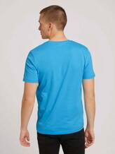 T-Shirt mit Print - Männer - aquarius turquoise T-Shirt mit Print - Männer - aquarius turquoise - 2 - TOM TAILOR