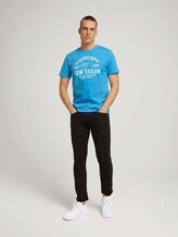 T-Shirt mit Print - Männer - aquarius turquoise T-Shirt mit Print - Männer - aquarius turquoise - 3 - TOM TAILOR