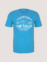 T-Shirt mit Print - Männer - aquarius turquoise T-Shirt mit Print - Männer - aquarius turquoise - 7 - TOM TAILOR