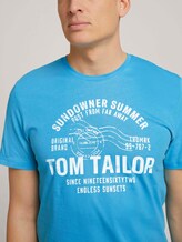 T-Shirt mit Print - Männer - aquarius turquoise T-Shirt mit Print - Männer - aquarius turquoise - 9 - TOM TAILOR