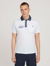 striped polo shirt - Men - Off White striped polo shirt - Men - Off White - 1 - TOM TAILOR
