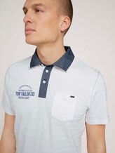 striped polo shirt - Men - Off White striped polo shirt - Men - Off White - 9 - TOM TAILOR