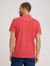 Poloshirt in leichter Waschung - Männer - Plain Red Poloshirt in leichter Waschung - Männer - Plain Red - 2 - TOM TAILOR