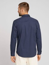overhemd met patroon - Mannen - navy olive irregular design overhemd met patroon - Mannen - navy olive irregular design - 2 - TOM TAILOR