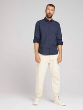 overhemd met patroon - Mannen - navy olive irregular design overhemd met patroon - Mannen - navy olive irregular design - 3 - TOM TAILOR