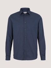 overhemd met patroon - Mannen - navy olive irregular design overhemd met patroon - Mannen - navy olive irregular design - 7 - TOM TAILOR