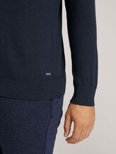 strukturierter Pullover - Männer - Sky Captain Blue strukturierter Pullover - Männer - Sky Captain Blue - 10 - TOM TAILOR