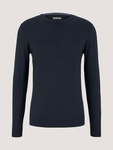 strukturierter Pullover - Männer - Sky Captain Blue strukturierter Pullover - Männer - Sky Captain Blue - 7 - TOM TAILOR