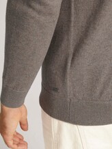 strukturierter Pullover - Männer - light wood taupe melange strukturierter Pullover - Männer - light wood taupe melange - 10 - TOM TAILOR