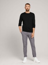 gestructureerde trui - Mannen - Black gestructureerde trui - Mannen - Black - 3 - TOM TAILOR