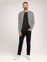 strukturierte Jacke - Männer - Light Soft Grey Melange strukturierte Jacke - Männer - Light Soft Grey Melange - 3 - TOM TAILOR