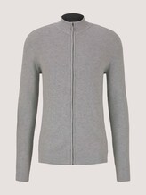 strukturierte Jacke - Männer - Light Soft Grey Melange strukturierte Jacke - Männer - Light Soft Grey Melange - 7 - TOM TAILOR