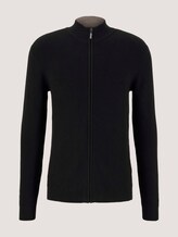 strukturierte Jacke - Männer - Black strukturierte Jacke - Männer - Black - 7 - TOM TAILOR