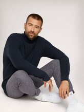 Strukturierter Rollkragenpullover - Männer - Sky Captain Blue Strukturierter Rollkragenpullover - Männer - Sky Captain Blue - 5 - TOM TAILOR