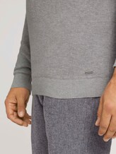 trui met rolkraag - Mannen - Light Soft Grey Melange trui met rolkraag - Mannen - Light Soft Grey Melange - 10 - TOM TAILOR