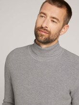 trui met rolkraag - Mannen - Light Soft Grey Melange trui met rolkraag - Mannen - Light Soft Grey Melange - 9 - TOM TAILOR