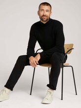 Strukturierter Rollkragenpullover - Männer - Black Strukturierter Rollkragenpullover - Männer - Black - 5 - TOM TAILOR