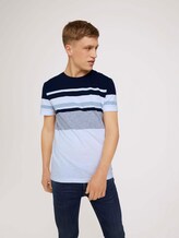 gestreiftes T-Shirt - Männer - Sky Captain Blue gestreiftes T-Shirt - Männer - Sky Captain Blue - 5 - TOM TAILOR Denim