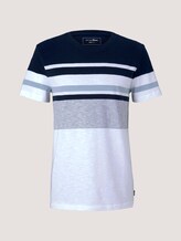gestreiftes T-Shirt - Männer - Sky Captain Blue gestreiftes T-Shirt - Männer - Sky Captain Blue - 7 - TOM TAILOR Denim