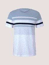 gestreiftes T-Shirt - Männer - Foggy Blue gestreiftes T-Shirt - Männer - Foggy Blue - 7 - TOM TAILOR Denim