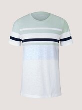 gestreiftes T-Shirt - Männer - smooth green gestreiftes T-Shirt - Männer - smooth green - 7 - TOM TAILOR Denim