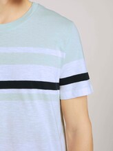 gestreiftes T-Shirt - Männer - smooth green gestreiftes T-Shirt - Männer - smooth green - 9 - TOM TAILOR Denim