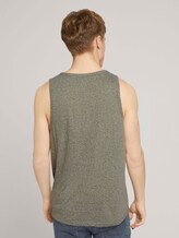 strukturiertes Tanktop - Männer - greyish shadow olive melange strukturiertes Tanktop - Männer - greyish shadow olive melange - 2 - TOM TAILOR Denim