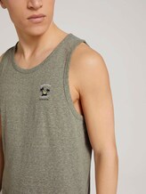 strukturiertes Tanktop - Männer - greyish shadow olive melange strukturiertes Tanktop - Männer - greyish shadow olive melange - 9 - TOM TAILOR Denim