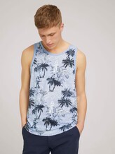 gemustertes Tanktop - Männer - blue white hula print gemustertes Tanktop - Männer - blue white hula print - 5 - TOM TAILOR Denim