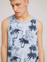 gemustertes Tanktop - Männer - blue white hula print gemustertes Tanktop - Männer - blue white hula print - 9 - TOM TAILOR Denim