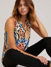 gemusterte Bluse - Frauen - colored animal print gemusterte Bluse - Frauen - colored animal print - 9 - TOM TAILOR Denim