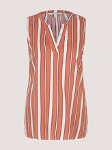 gemusterte Bluse - Frauen - coral creme black stripe gemusterte Bluse - Frauen - coral creme black stripe - 7 - TOM TAILOR Denim