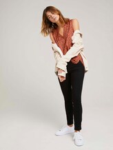 gemusterte Bluse - Frauen - coral leo dot print gemusterte Bluse - Frauen - coral leo dot print - 3 - TOM TAILOR Denim