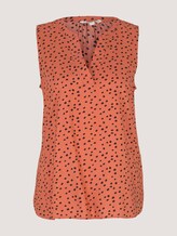 gemusterte Bluse - Frauen - coral leo dot print gemusterte Bluse - Frauen - coral leo dot print - 7 - TOM TAILOR Denim