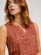 gemusterte Bluse - Frauen - coral leo dot print gemusterte Bluse - Frauen - coral leo dot print - 9 - TOM TAILOR Denim
