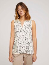 gemusterte Bluse - Frauen - creme leo dot print gemusterte Bluse - Frauen - creme leo dot print - 1 - TOM TAILOR Denim