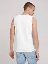 Tanktop mit Print - Männer - Off White Tanktop mit Print - Männer - Off White - 2 - TOM TAILOR