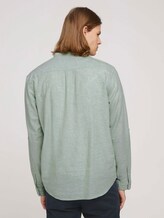 Leinenhemd mit recycelten Fasern - Männer - light mint green chambray Leinenhemd mit recycelten Fasern - Männer - light mint green chambray - 2 - TOM TAILOR Denim