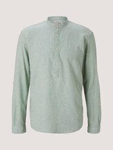 Leinenhemd mit recycelten Fasern - Männer - light mint green chambray Leinenhemd mit recycelten Fasern - Männer - light mint green chambray - 7 - TOM TAILOR Denim