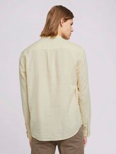 Leinenhemd mit recycelten Fasern - Männer - pale straw yellow chambray Leinenhemd mit recycelten Fasern - Männer - pale straw yellow chambray - 2 - TOM TAILOR Denim