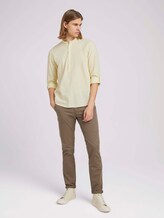 Leinenhemd mit recycelten Fasern - Männer - pale straw yellow chambray Leinenhemd mit recycelten Fasern - Männer - pale straw yellow chambray - 3 - TOM TAILOR Denim