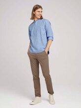 Leinenhemd mit recycelten Fasern - Männer - blue white scattered design Leinenhemd mit recycelten Fasern - Männer - blue white scattered design - 3 - TOM TAILOR Denim
