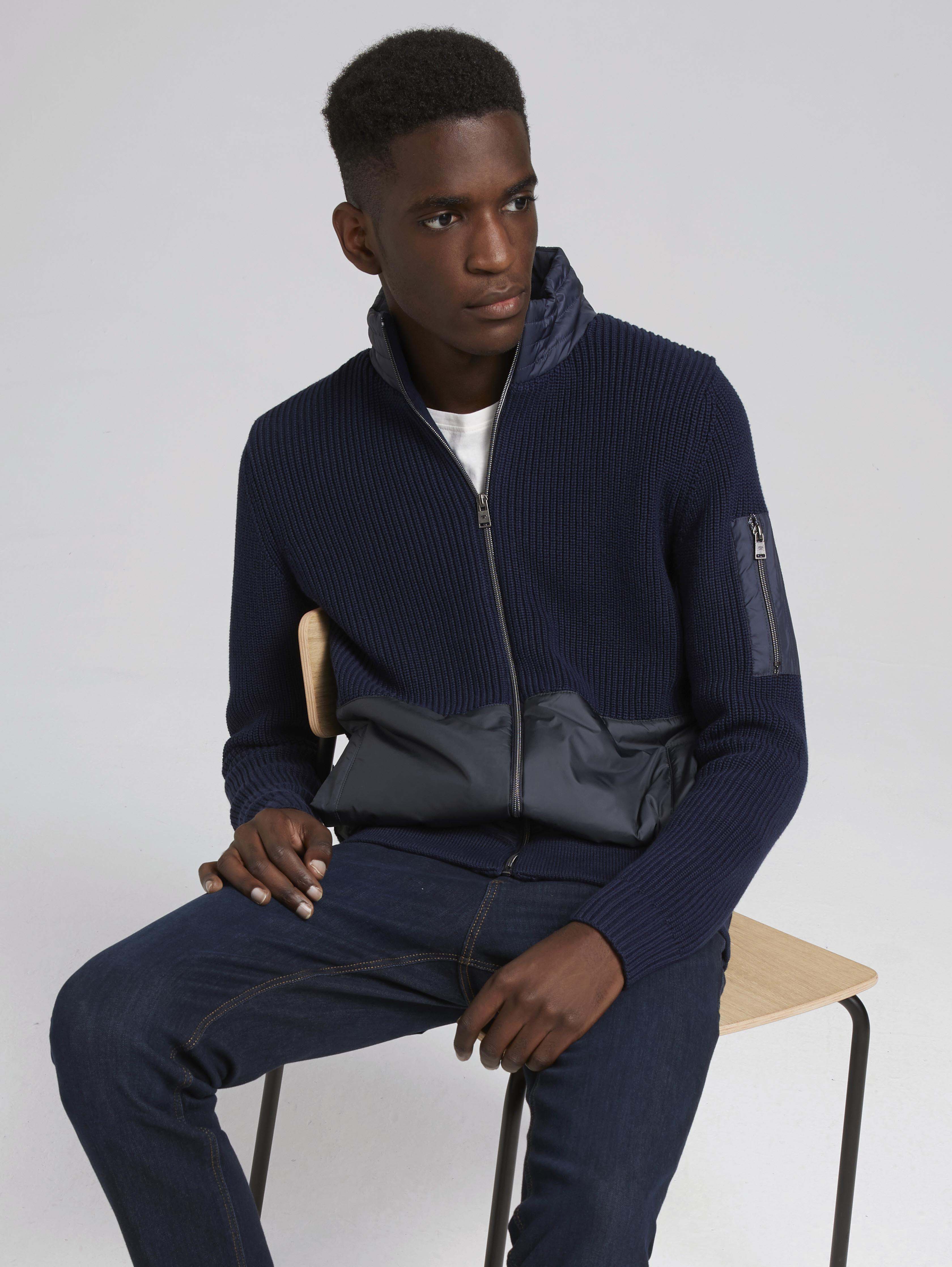 Jacke mit Stehkragen - Männer - Sky Captain Blue Jacke mit Stehkragen - Männer - Sky Captain Blue - 5 - TOM TAILOR