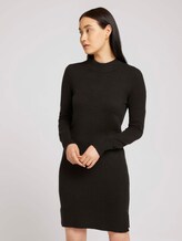 Gebreide jurk met opstaande kraag - Vrouwen - deep black Gebreide jurk met opstaande kraag - Vrouwen - deep black - 1 - TOM TAILOR