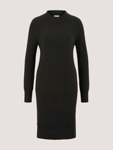 Gebreide jurk met opstaande kraag - Vrouwen - deep black Gebreide jurk met opstaande kraag - Vrouwen - deep black - 7 - TOM TAILOR