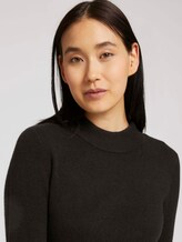 Gebreide jurk met opstaande kraag - Vrouwen - deep black Gebreide jurk met opstaande kraag - Vrouwen - deep black - 9 - TOM TAILOR